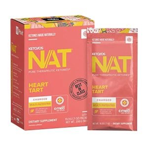 Cetonas Exógenas Pruvit Heart Tart con Cafeína 20 Sobres